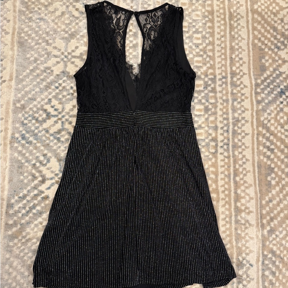 Elegant Black Lace Dress